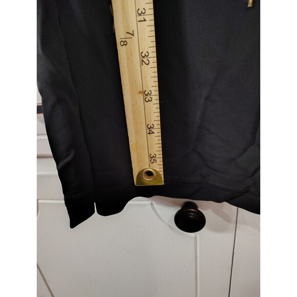 Garnet Hill Shift Beaded Dress Black Women Size 4 V Neck 3/4 Sleeves - Picture 4 of 9